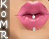 *K* Diamond Lip Piercing