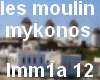 les moulins de mykonos