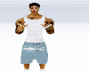 Corteiz Denim Shorts
