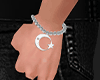 Silver bracelet  M--F