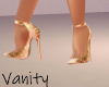 B54 Gold Sparkle Pumps