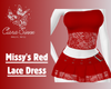 Missy's Red Lace Dress