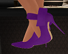 Purple Side Bow Heels