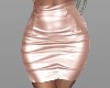 Sexy Pink Satin Skirt