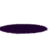 purple round fuzzy rug
