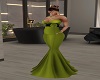 Olive Evening Gown Prego