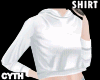 [C] White Old Sweater