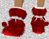[Y] Red Fur Ugg Boots