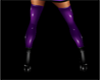 Purple pvc  stockings