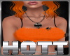 -H- Orange Fur Tank