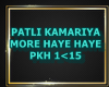 P.PATLI KAMARIYA HAYE