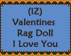 Valentine Rag Doll ILovU