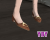 BY Brown Flat Shoes