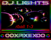 Rainbow Ball dj light