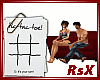 Tic Tac Toe -Couch  /Red