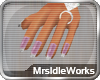 Cnnw Mauve D-tip Nails