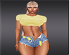 CG68 Yellow Belt Shorts