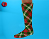 Christmas Plaid Socks F