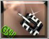 [gnj] black earring