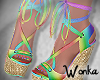 W° Pride Lace-Up Wedges