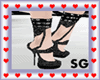 *SG| black high heels
