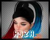 Hz-Kenzie Red/Blue Hair