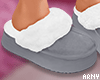 Fluffy Slippers Grey