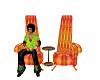 70's throne style chairs
