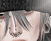 goth beanie emo hair