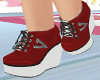 Q Kids Red Wedges