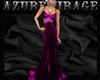 ^AZ^Purple Silk Gown