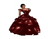 red pvc wedding dress
