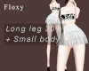 ❥ Long leg + thin body