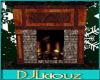 DJL-Fireplace BurlOak