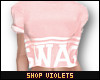 V| Swag Crop Top Pink