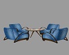 blue bubble chat chairs