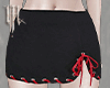 Red Bow Mini Skirt