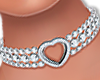 Diamond Heart Choker