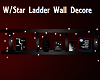 W/Star Ladder Wall Decor