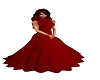  longe  red  dress