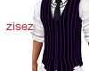 purple black zoot vest