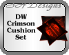 DW Cushion Set Crimson