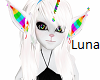 white rainbow lex ears 