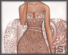 |S| Rose Shimmer Dress