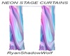 Neon Stage Curtains