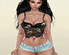 chain outfit -black/blue