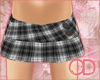 [OD] Plaid Miniskirt Blk