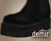 [D] Winter black boots