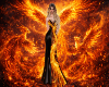 Golden phoenix Dress