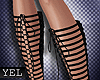 [Yel] Juana black heels